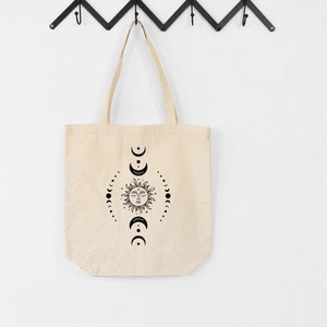 Aesthetic Tote Bag Celestial Alt Bag Trendy Tote Bag Astrology 