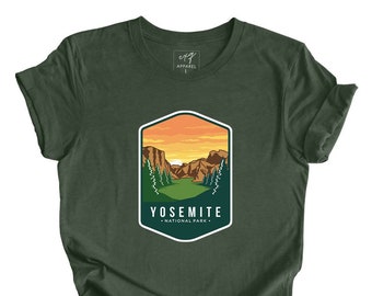 Yosemite National Park T-Shirt, National Park Shirt, Yosemite Shirt, Camping Shirt, Hiking Shirt, California Shirt, National Park Gift