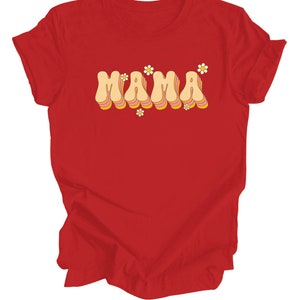 Retro Mama T-Shirt, Women&#39;s T-Shirt, Mother&#39;s Day T-Shirts, Gift for Her, Gift for Mother&#39;s Day, Gift for Mom, T-Shirt for The Best Mom