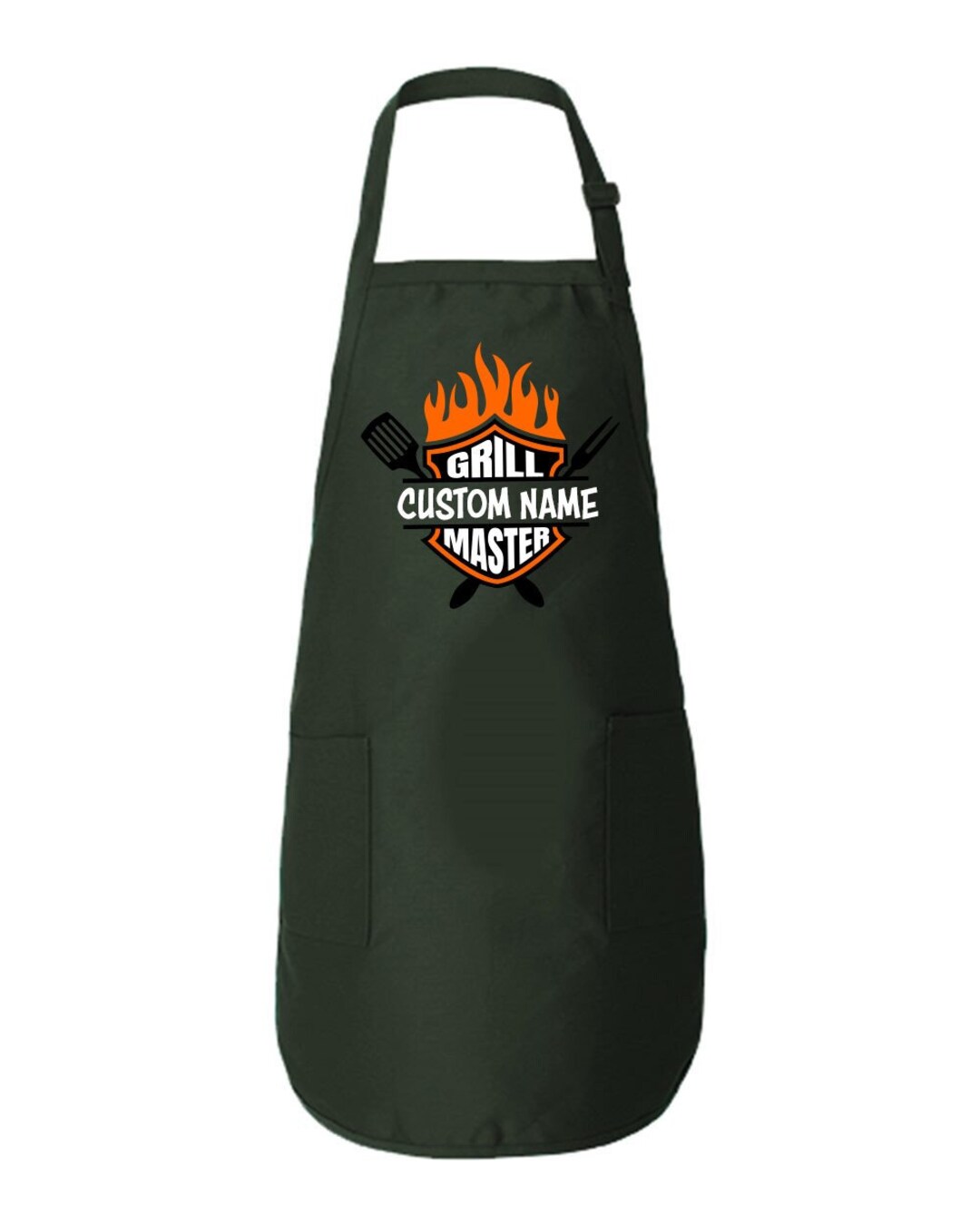 Grill Master Apron, Customized Apron, Personalized Apron, Dad Apron