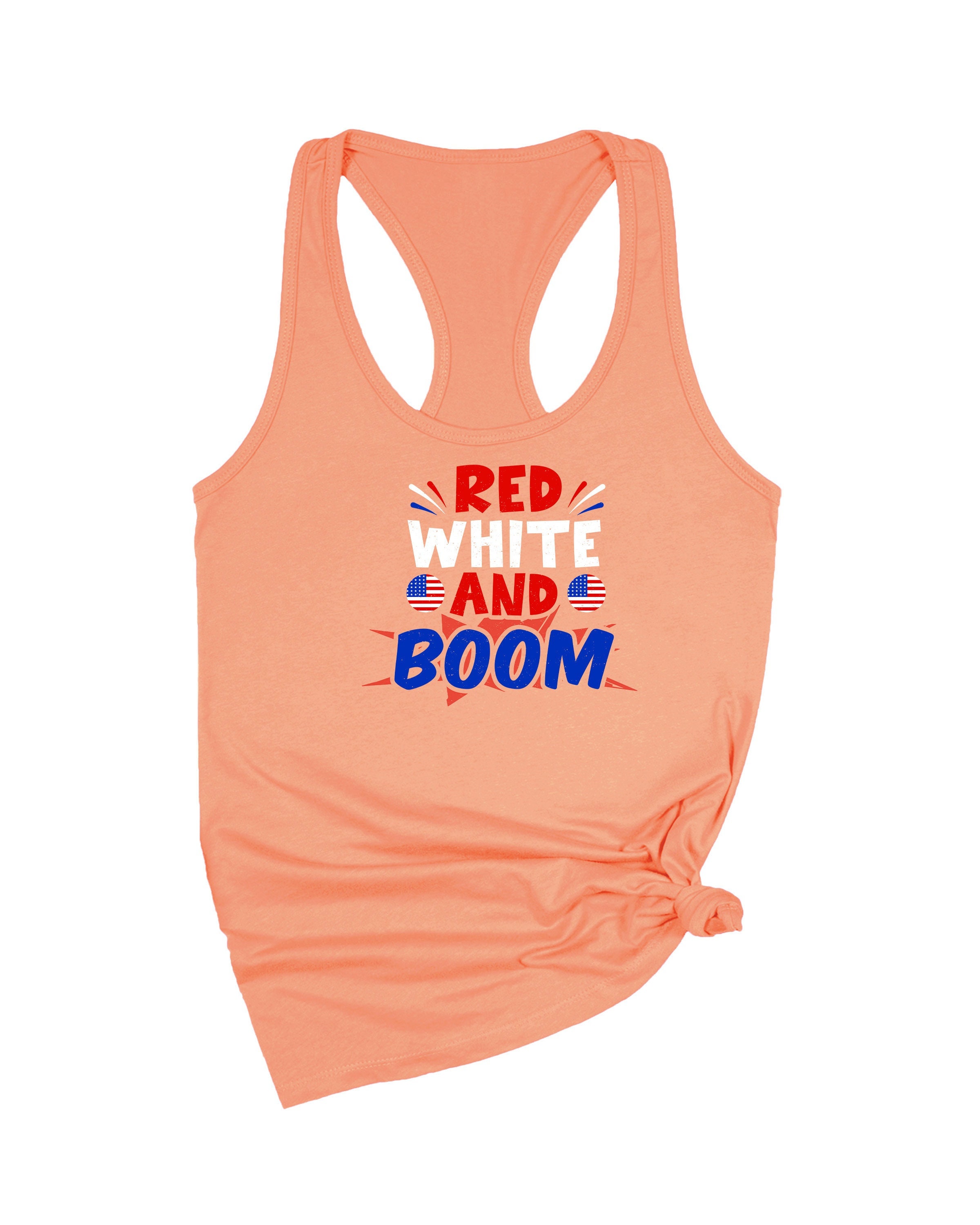 We The People American Flag Women's Tank Top - Patriotic Sleeveless Shirt For 4th Of July - View #5