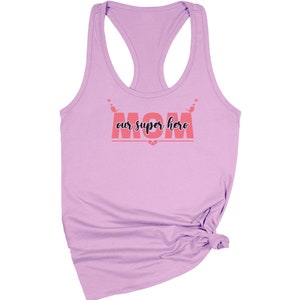 My Superhero Mom Tanktop, Women&#39;s Tank Top, Mother&#39;s Day Tank Tops, Gift for Mother&#39;s Day, Gift for Mom, Tanktop for The Best Mom