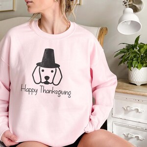 THANKSGIVING SWEATSHIRT, TRENDY Sweatshirt, Aesthetic Graphic Printed Thanks Giving Sweatshirt, Christmas Crew Neck Sweatshirt Gifts image 3