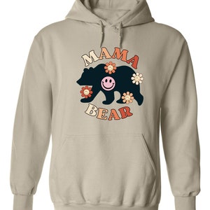Mama Bear Hoodie, Mama Hoodie, Mother&#39;s Day Hoodie, Women&#39;s Hoodie, Gift for Mother&#39;s Day, Gift for Mom, Gift for Her, Hoodie Gift for Mom