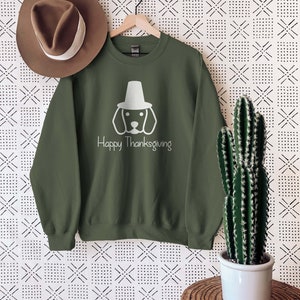 THANKSGIVING SWEATSHIRT, TRENDY Sweatshirt, Aesthetic Graphic Printed Thanks Giving Sweatshirt, Christmas Crew Neck Sweatshirt Gifts image 2