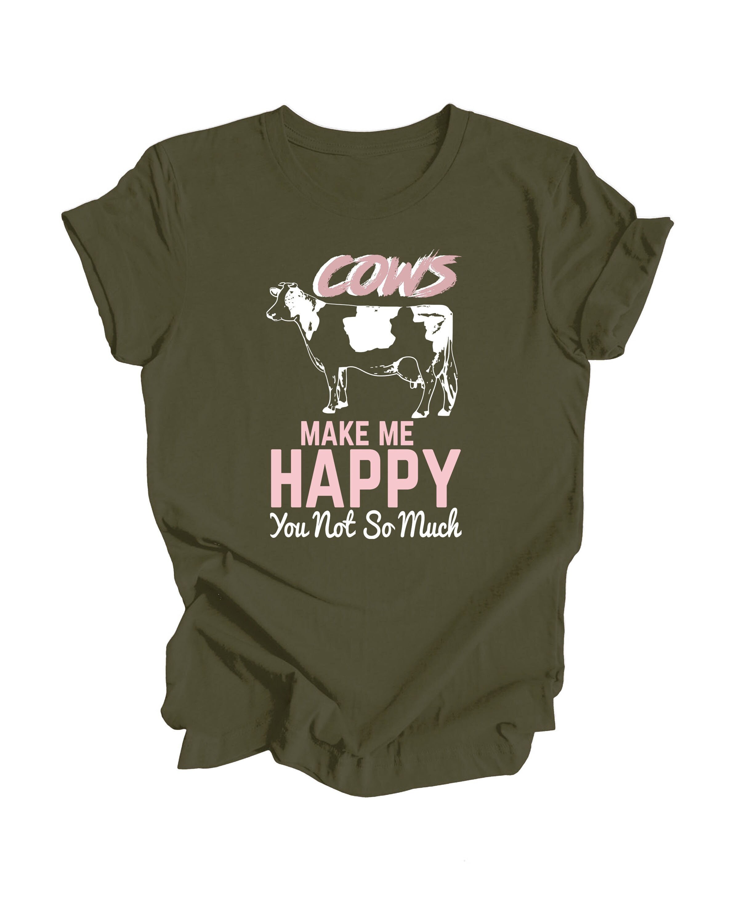 Homiehug Cows Make Me Happy You, Not So Much Soft Blanket Flannel Cozy Cute Animal Fuzzy Throws for Nap Bed Couch Home Decor Child Women Men Gifts All