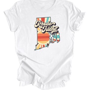 Retro Rhode Island T-Shirt, The Rhode Island T-Shirt, Gift For Rhode Islander, The Ocean State, The 13th State, Rhode Island Shirt