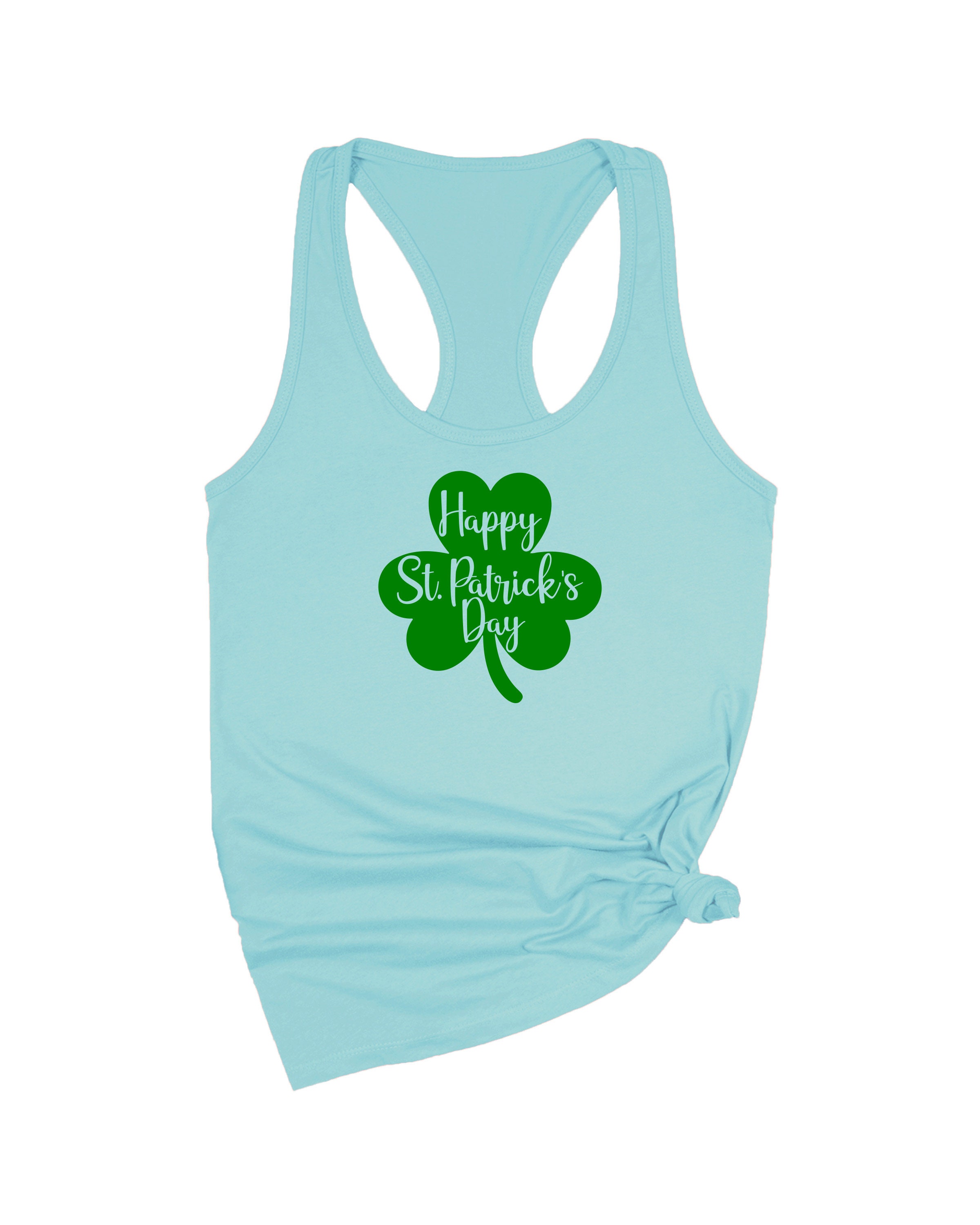 St Patricks Day Shirt Women Irish Shamrock Tees Clover Graphic Sleeveless Summer Tank Tops For Women, Black, Small