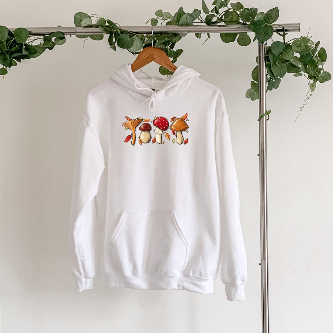 Mushroom Hoodie, Magic Mushroom Hoodie, Botanical Hoodie, Nature Lover ...