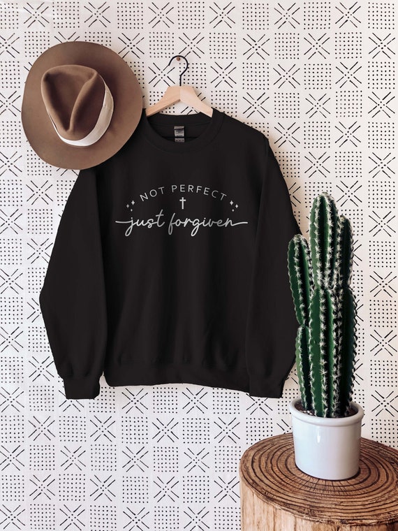 Not Perfect Just Forgiven Boho Flower Hoodie Not Perfect Just Forgiven Boho Flower Hoodie