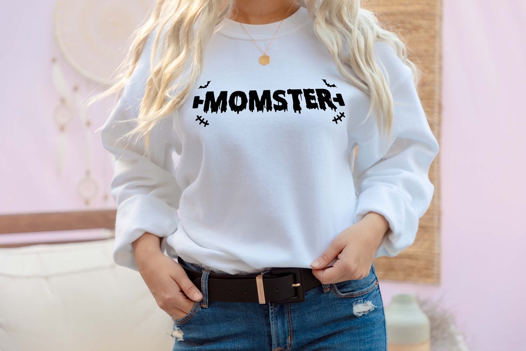 Momster Sweatshirt, Halloween Momster Sweatshirt, Halloween Sweatshirt ...