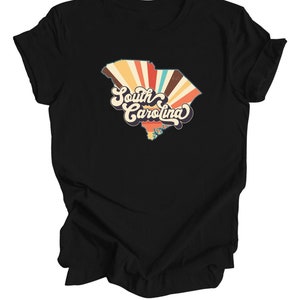 Retro South Carolina T-Shirt, The South Carolina T-Shirt, Gift For South Carolinian, The Palmetto State, The 8th State, South Carolina Shirt