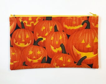 Halloween Zipper Pouch - Pumpkins