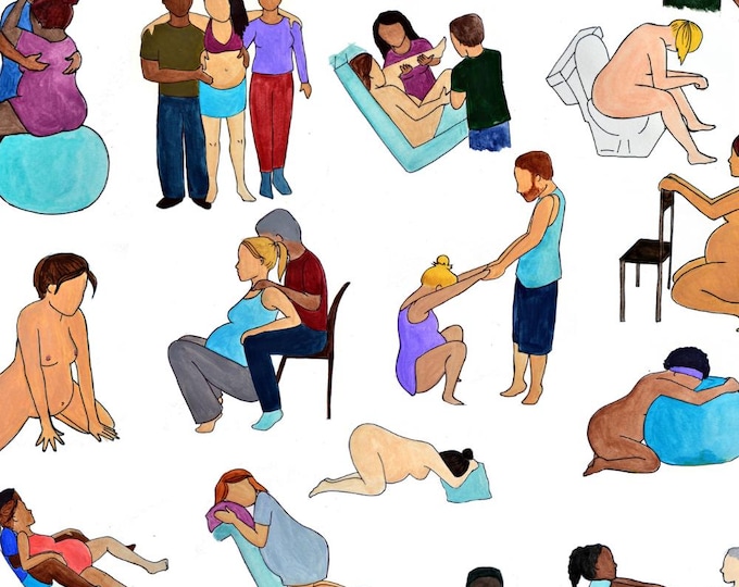 Digital Birth Positions Poster