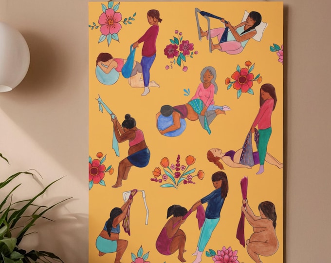 Digital Birth Positions Poster