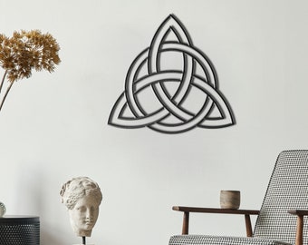 Endless Symbol Decor, Celtic Knot Wall Decor, Triquetra Wall Art, Celtic Wall Art, Endless Symbol Decor, Trinity Wall Decor, Meaningful Gift