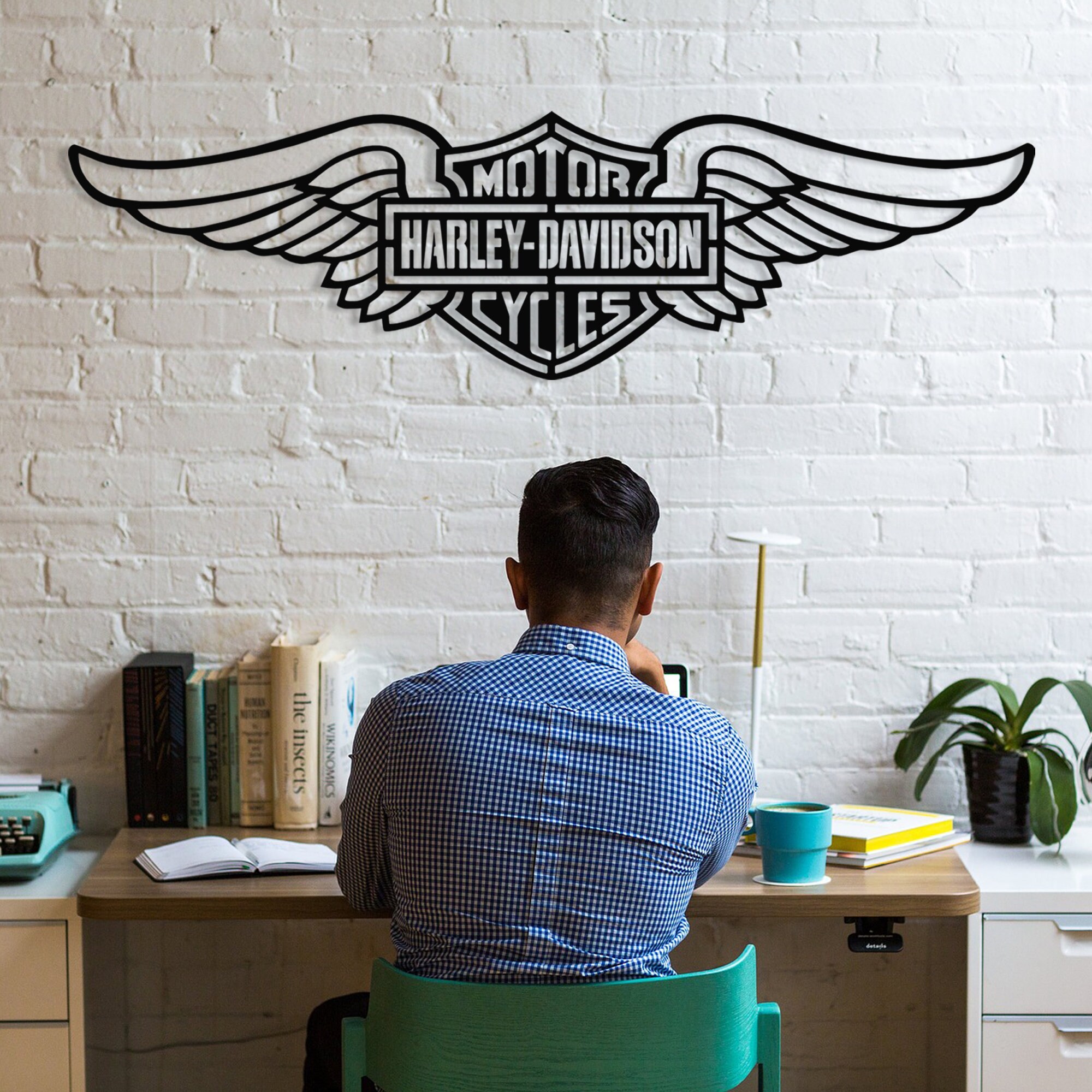 harley davidson eagle wall plaque