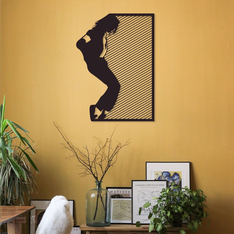 Michael Jackson Metal Wall Art Metal Wall Decor Michael Etsy