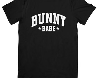 Bunny Babe Tee - Black and White