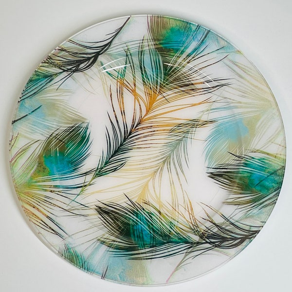 Teal Disposable Plates Etsy