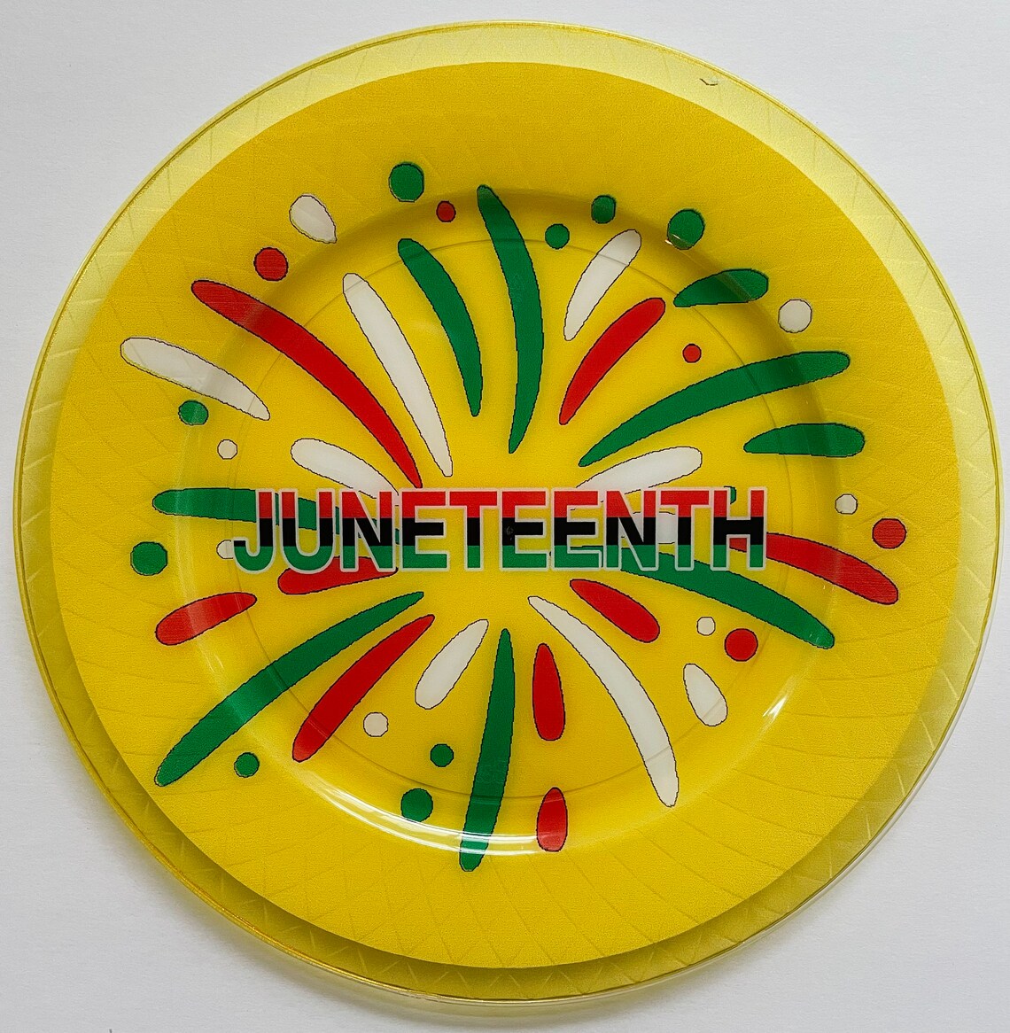 Party Plates 8pc June Tenth Celebration Etsy