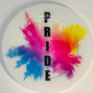 Pride Party Disposable Plates (8pc) - LGBTQ+ Pride Decor, Love is Love, Gay AF, Perfect for Pride Month Celebrations