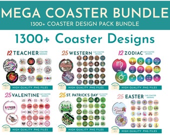 1300+ mega-auto-onderzetter png-ontwerpen, sublimatie ontwerpbundel voor onderzetters, sublimatie-onderzetters, koffie-onderzetter, onderzettersjabloon
