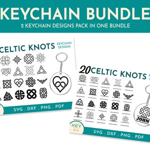 40 Celtic Knot Svg Bundle, Split Celtic Symbol Svg, Viking Svg, Celtic Knot Pattern, Keychain Svg, Acrylic Keychain Svg Round, Monogram