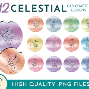 Celestial Png, Astrology Png, Zodiac Png, Spiritual Png, Car Coaster Png, Car Coaster Designs, Coaster Png, Car Coaster Template Cup Coaster