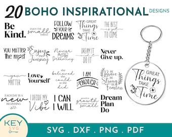 Citazioni ispiratrici Svg, Affermazione Svg, Sii gentile Svg, Portachiavi in acrilico Svg, Modelli portachiavi Svg, Portachiavi Svg, Modello portachiavi Svg,
