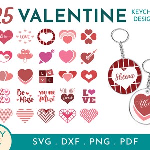 Dia dos Namorados em formato de coração Svg, Valentine Svg, Coração Svg, Love Svg, Chaveiro Svg, Chaveiro redondo Svg, Padrão de chaveiro Svg, Círculo XOXO Svg