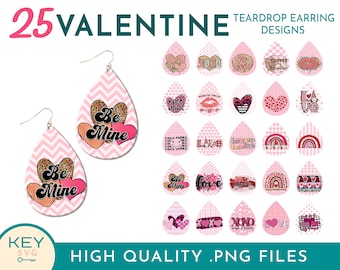 Brincos de lágrima dos namorados Png, Heart Png, Brincos XOXO, Love Png, Sublimate Earring Designs Png, Earring Bundle Png, Teardrop Template