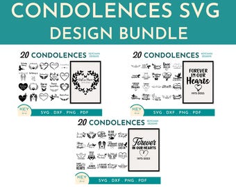 In Loving Memory Svg, rust in vrede Svg, ter nagedachtenis aan Svg, Angel Wings Svg, sleutelhanger Svg, Heaven Svg, hart Svg, Memorial Service Svg
