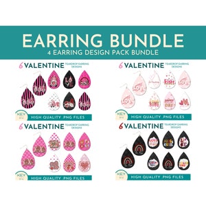 Valentijnsdag Teardrop Oorbellen Png, Sublimatie Earring Designs Png, Heart Png, XOXO Oorbellen, Love Png, Earring Bundle, Teardrop Template
