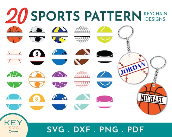 Split Sports Svg, Keychain Pattern Svg, Keychain Svg, Soccer Svg, Keychain Svg, Round Pattern Svg, Circle Pattern Svg, Keyring Pattern