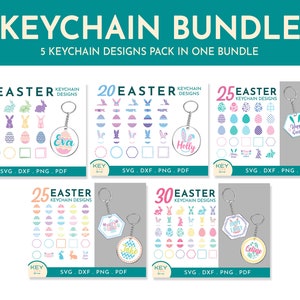 Easter Svg Bundle, Happy Easter Svg, Easter Egg Svg, Easter Bunny Svg,  Easter Clipart, Keychain Svg, Acrylic Keychain Svg, Monogram