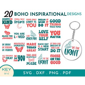 You Are Enough Svg, Inspirational Quotes Svg, Affirmation Svg, Acrylic Keychain Svg, Keychain Patterns, Keychain Svg, Keyring Pattern Svg