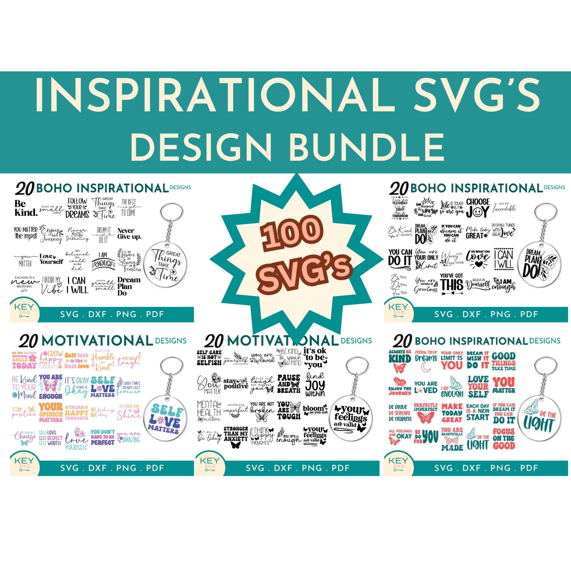 Inspirational Quotes Svg Bundle, Affirmation Svg, Be Kind Svg, Acrylic Keychain Svg, Keychain Patterns Svg, Keyring Pattern Svg