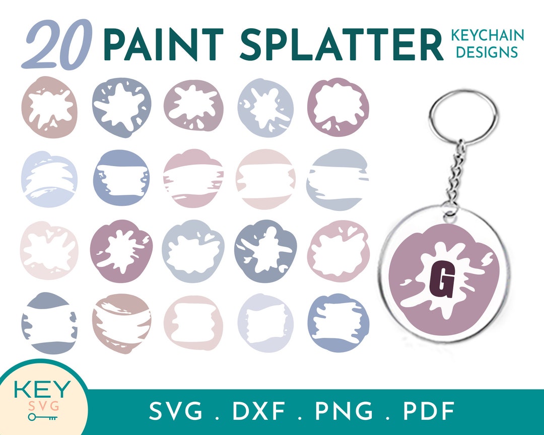 Keychain Svg, Paint Brush Stroke Svg, Paint Stroke Svg, Paint Splatter ...