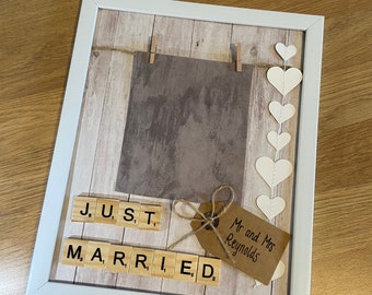 Personalised Wedding photo frame