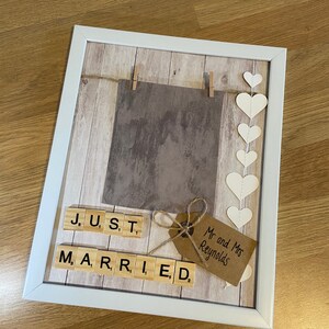 Personalised Wedding photo frame