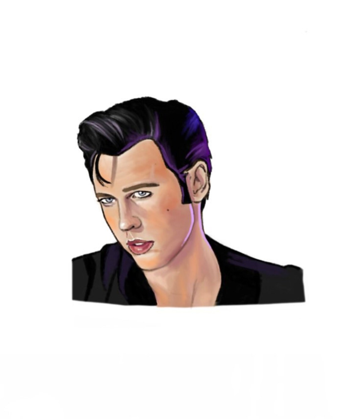 elvis presley austin butler trouble performance lyrics Sticker