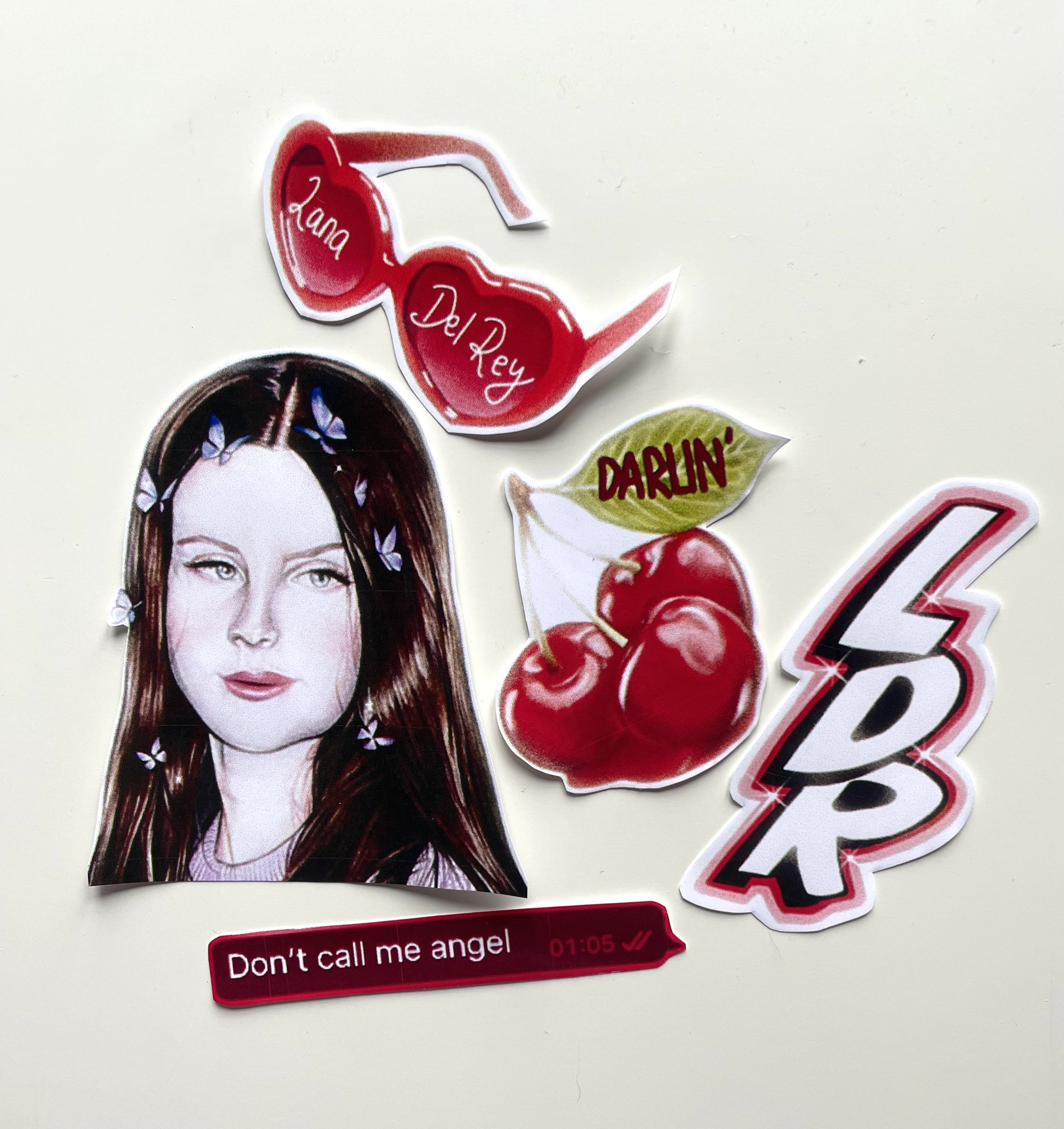 Lana del Rey Sticker  Adesivos sticker, Adesivos para impressão