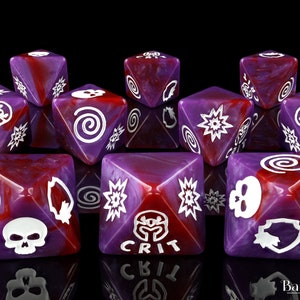 Premium Menacing Mutants D8 Dice Set