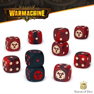 Warmachine: Khador, Winter Korps Würfelset