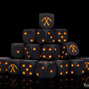 Premium  Crossed Scythes Dice