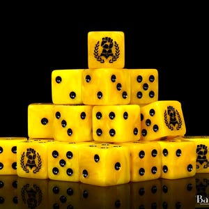 Premium Almighty Hands Dice | Resin Wargaming Dice | 16mm or 12mm