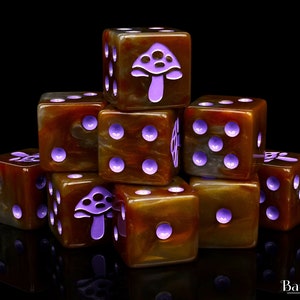 Premium Goblin Purple Mushroom Dice