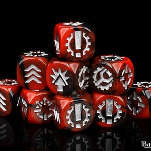 Compatible with BFG, Battlefleet Gothic Game System, Chaos, Order Dice