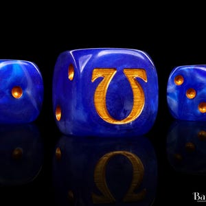 Premium Omega, Gold, Dice